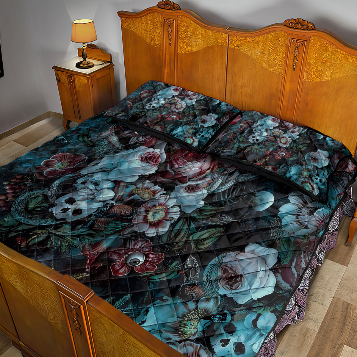 Eyes of Darkness Quilt Bed Set - Wonder Print Shop