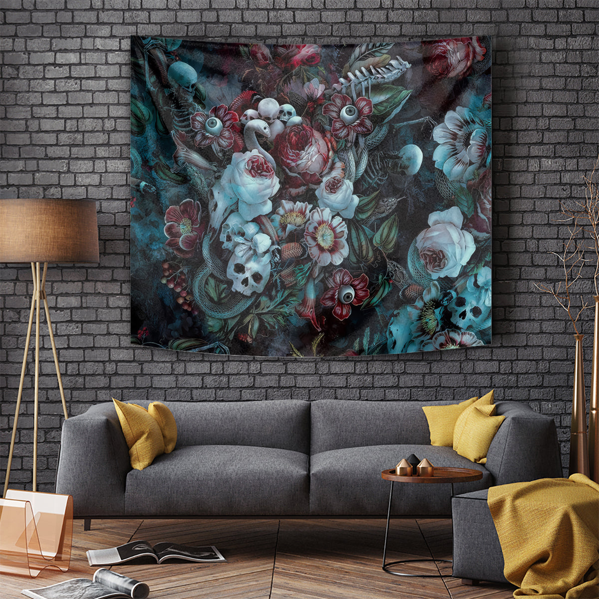 Eyes of Darkness Tapestry - Wonder Print Shop