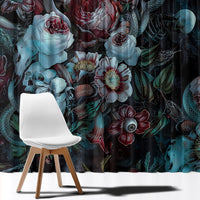 Eyes of Darkness Window Curtain - Wonder Print Shop