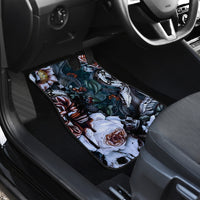 Skulls White Nightmare Car Mats - Wonder Print Shop