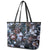 Skulls White Nightmare Leather Tote Bag - Wonder Print Shop