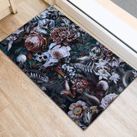 Skulls White Nightmare Rubber Doormat - Wonder Print Shop