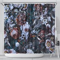 skulls-white-nightmare-shower-curtain