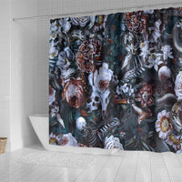 skulls-white-nightmare-shower-curtain