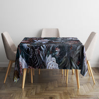 Skulls White Nightmare Tablecloth - Wonder Print Shop