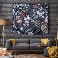 Skulls White Nightmare Tapestry - Wonder Print Shop