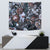 Skulls White Nightmare Tapestry - Wonder Print Shop