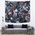 Skulls White Nightmare Tapestry - Wonder Print Shop