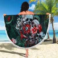 Green Poison Beach Blanket - Wonder Print Shop