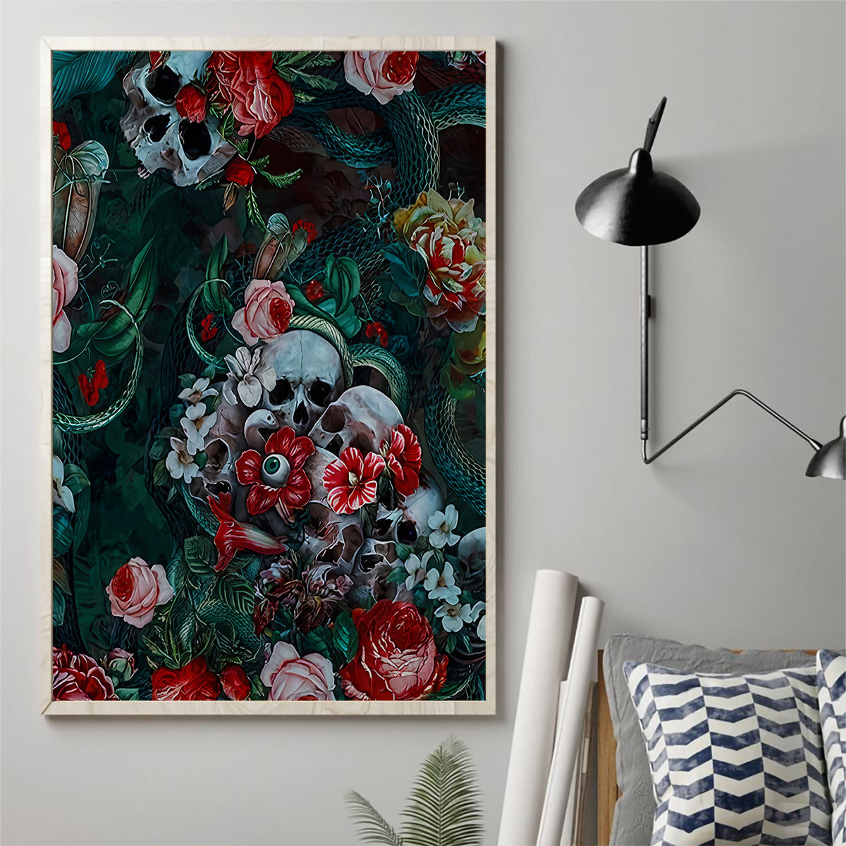 Green Poison Canvas Wall Art - Wonder Print Shop