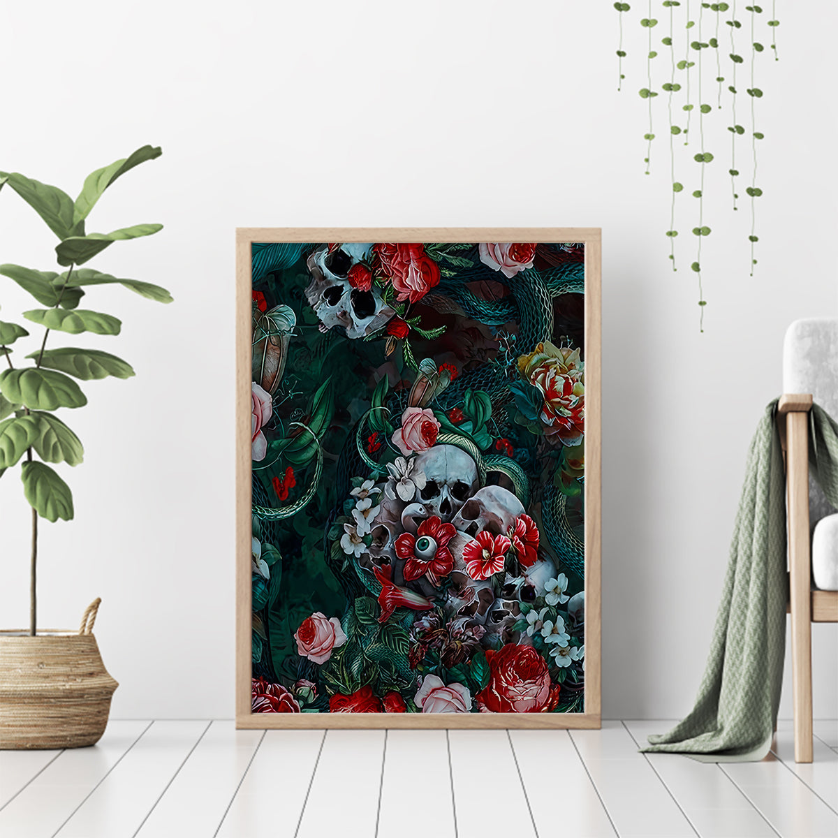 Green Poison Canvas Wall Art - Wonder Print Shop