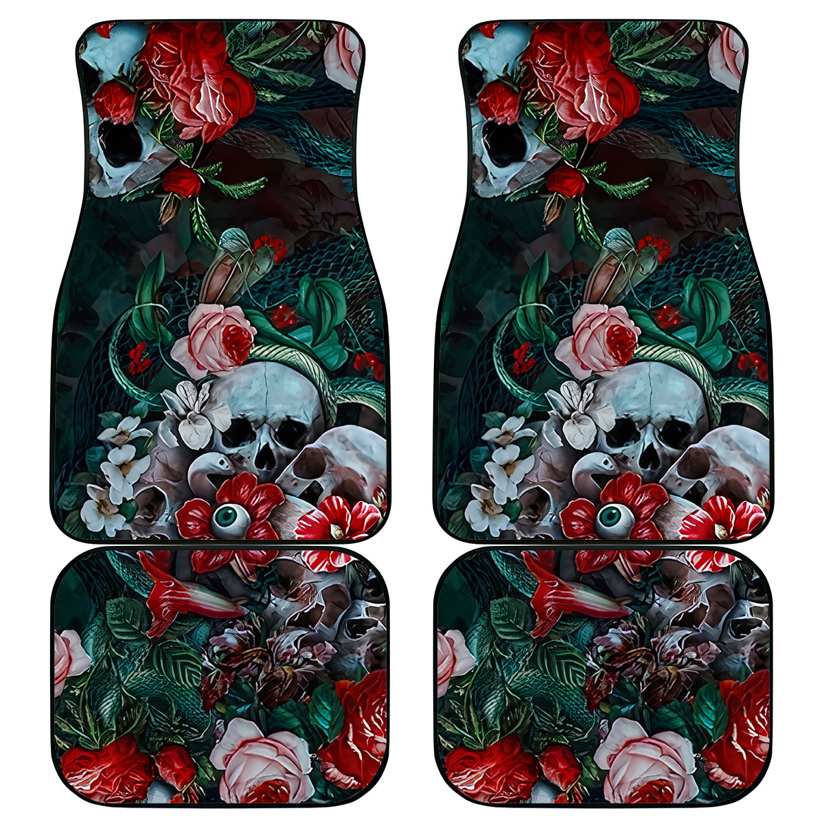 Green Poison Car Mats - Wonder Print Shop