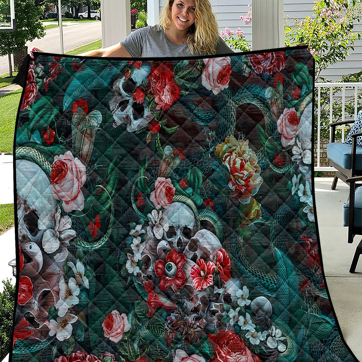 Green Poison Quilt - Wonder Print Shop