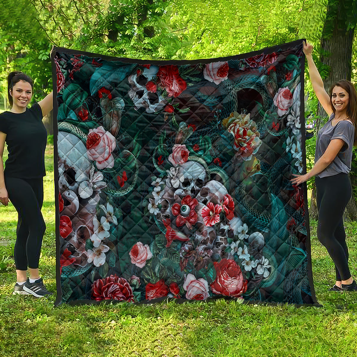 Green Poison Quilt - Wonder Print Shop