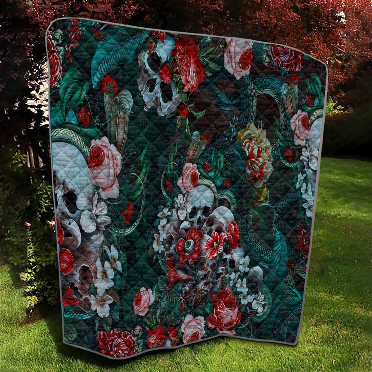Green Poison Quilt - Wonder Print Shop