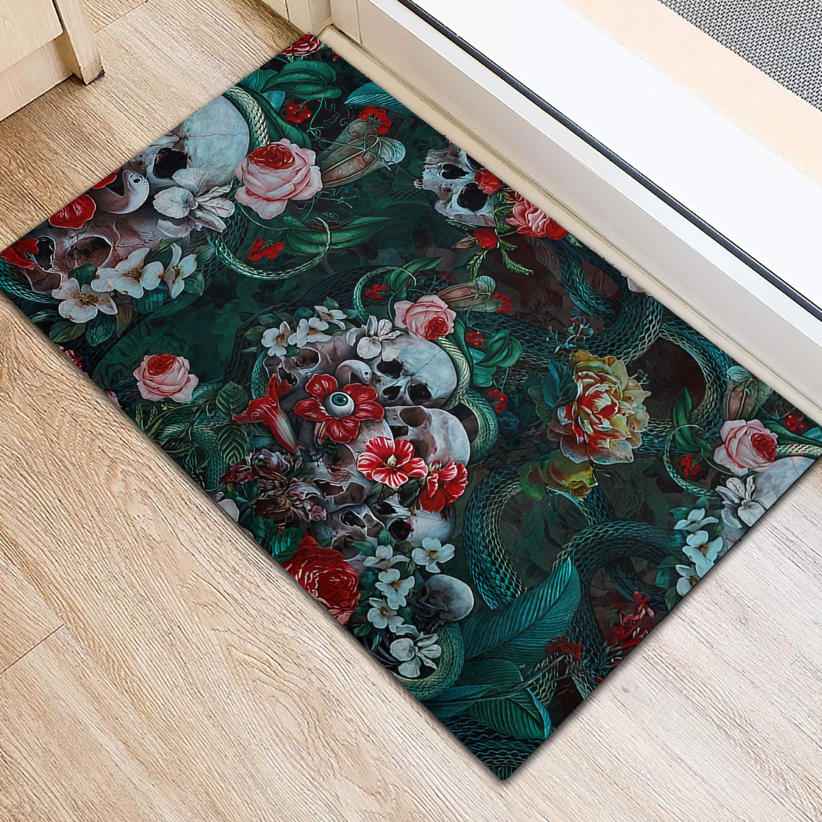 Green Poison Rubber Doormat - Wonder Print Shop