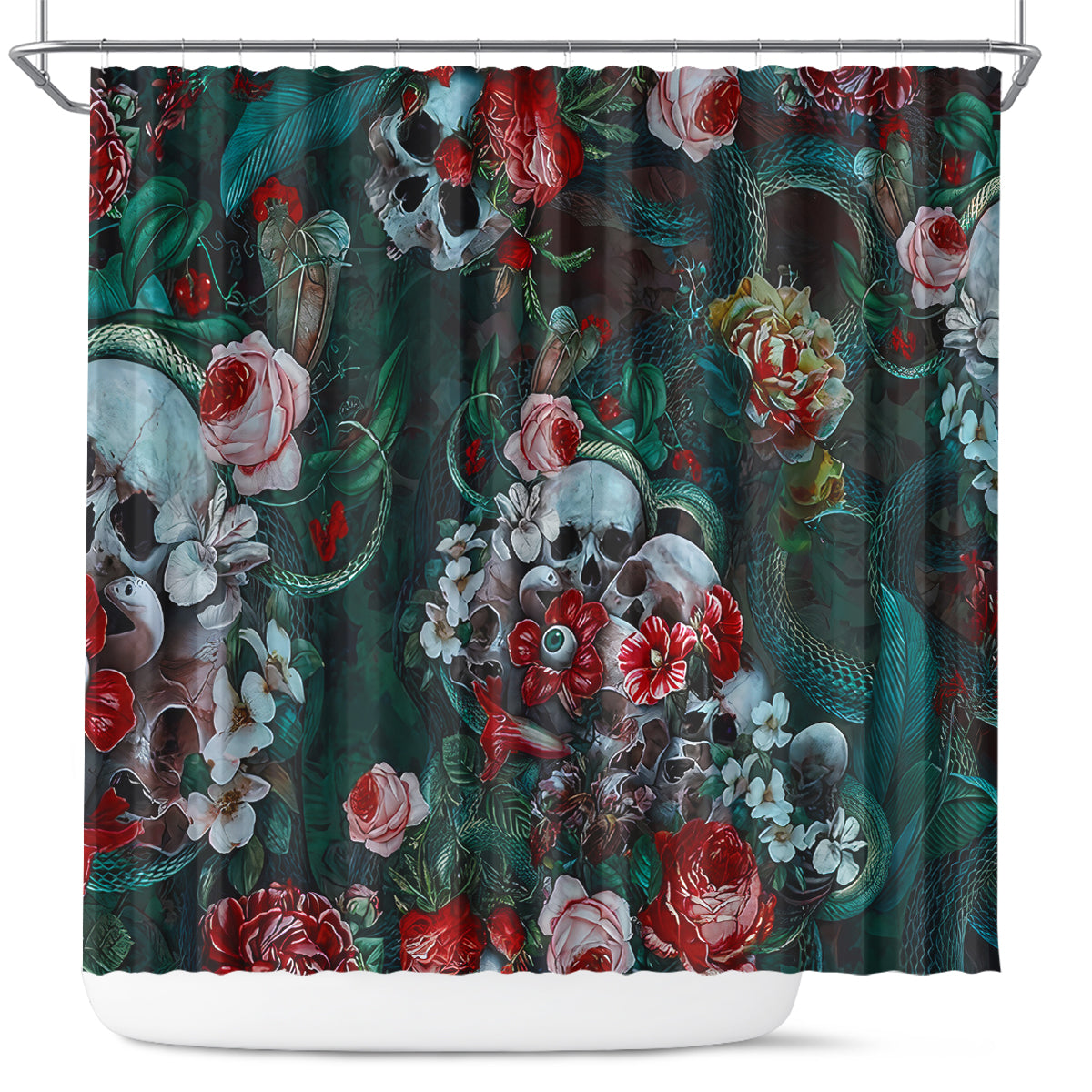 green-poison-shower-curtain