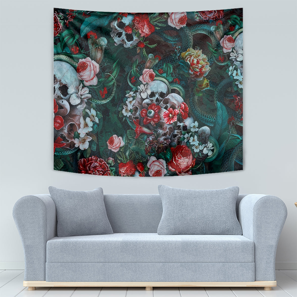 Green Poison Tapestry - Wonder Print Shop