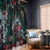 Green Poison Window Curtain - Wonder Print Shop
