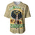 Personalized African Women Baseball Jersey Half Hood Half Holy - Wonder Print Shop