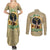 Personalized African Women Couples Matching Summer Maxi Dress and Long Sleeve Button Shirt Half Hood Half Holy - Wonder Print Shop