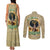 Personalized African Women Couples Matching Tank Maxi Dress and Long Sleeve Button Shirt Half Hood Half Holy - Wonder Print Shop