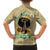 Personalized African Women Family Matching Long Sleeve Bodycon Dress and Hawaiian Shirt Half Hood Half Holy - Wonder Print Shop