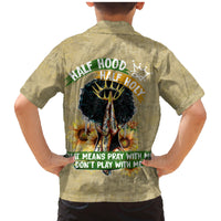 Personalized African Women Family Matching Mermaid Dress and Hawaiian Shirt Half Hood Half Holy - Wonder Print Shop