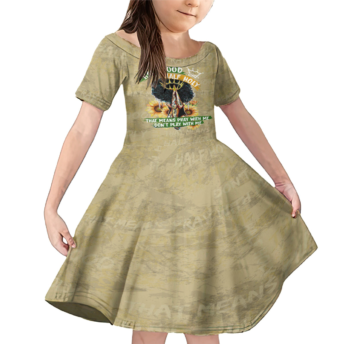 Personalized African Women Family Matching Mermaid Dress and Hawaiian Shirt Half Hood Half Holy - Wonder Print Shop