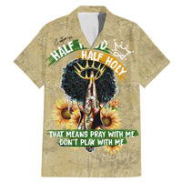 Personalized African Women Family Matching Mermaid Dress and Hawaiian Shirt Half Hood Half Holy - Wonder Print Shop