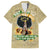 Personalized African Women Family Matching Short Sleeve Bodycon Dress and Hawaiian Shirt Half Hood Half Holy - Wonder Print Shop