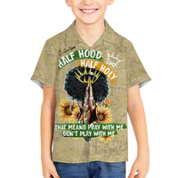 Personalized African Women Family Matching Short Sleeve Bodycon Dress and Hawaiian Shirt Half Hood Half Holy - Wonder Print Shop