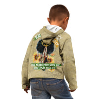 Personalized African Women Kid Hoodie Half Hood Half Holy - Wonder Print Shop