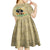 Personalized African Women Kid Short Sleeve Dress Half Hood Half Holy - Wonder Print Shop