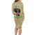 Personalized African Women Long Sleeve Bodycon Dress Half Hood Half Holy - Wonder Print Shop