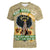 Personalized African Women Women V Neck T Shirt Half Hood Half Holy - Wonder Print Shop