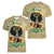 Personalized African Women Women V Neck T Shirt Half Hood Half Holy - Wonder Print Shop