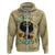 Personalized African Women Zip Hoodie Half Hood Half Holy - Wonder Print Shop