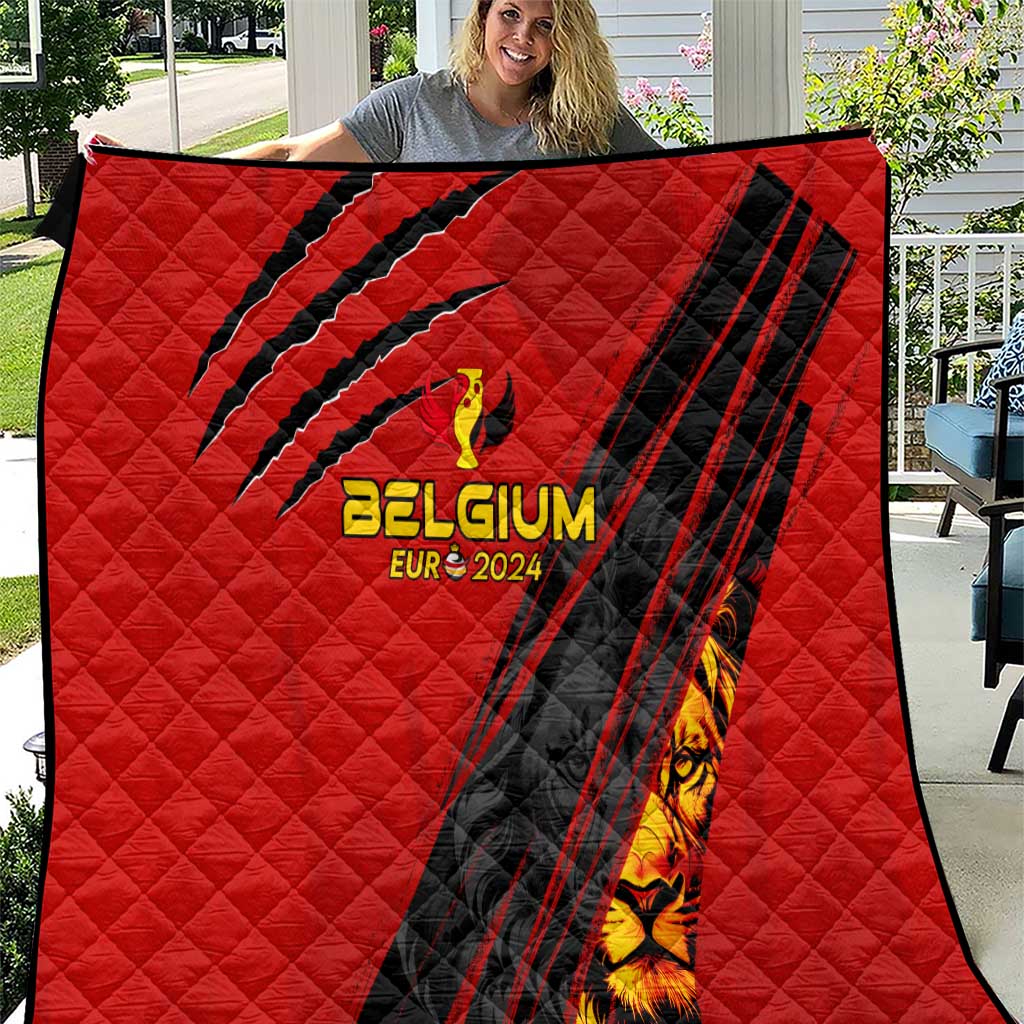 Belgium Football 2024 Quilt Trophy Wing Style - Wonder Print Shop