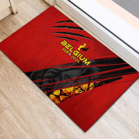 Belgium Football 2024 Rubber Doormat Trophy Wing Style - Wonder Print Shop