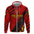 Personalized Belgium Football 2024 Zip Hoodie Trophy Wing Style - Wonder Print Shop