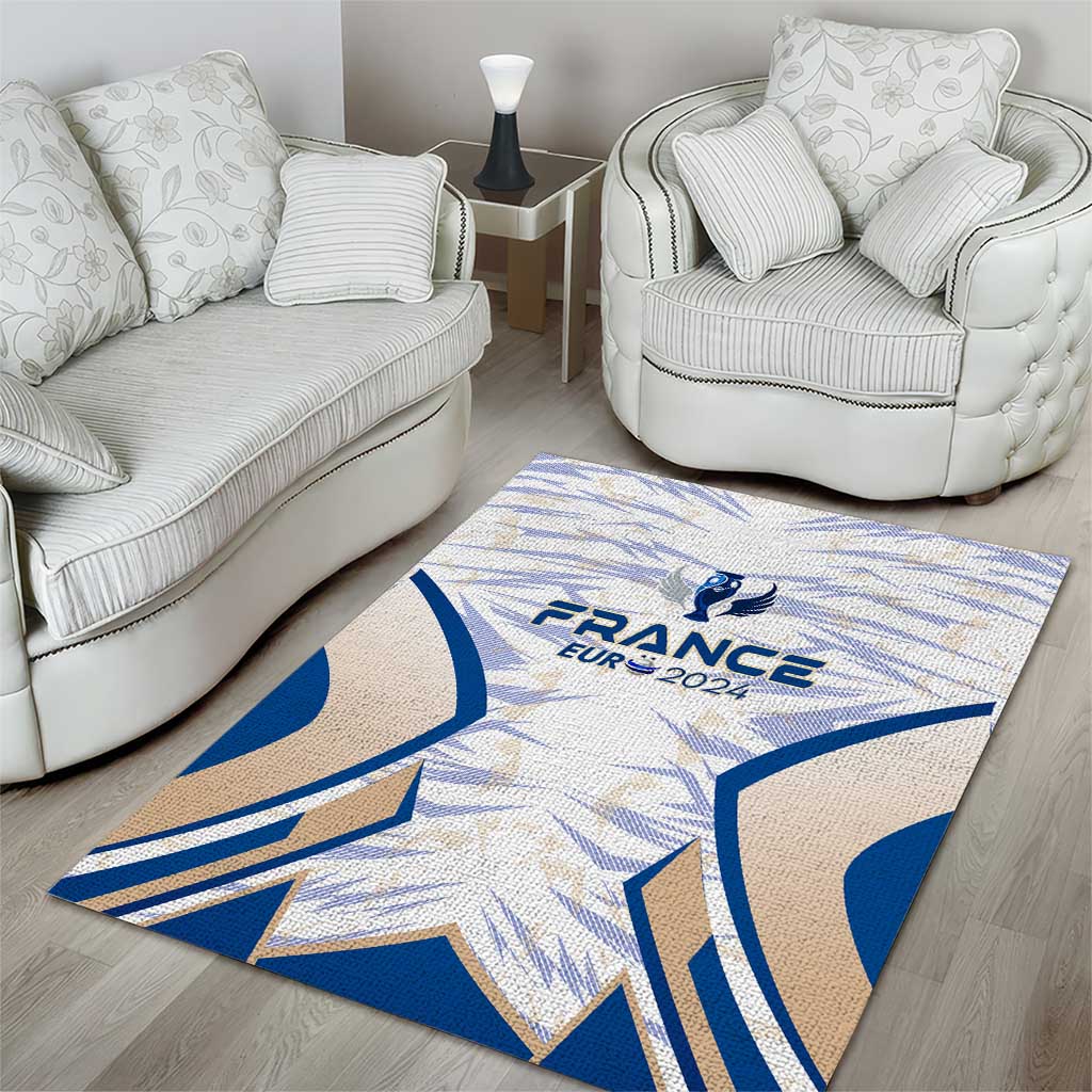 France Football 2024 Area Rug Trophy Wing Style - Wonder Print Shop