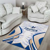France Football 2024 Area Rug Trophy Wing Style - Wonder Print Shop