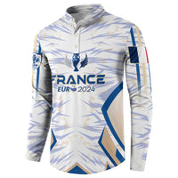 Personalized France Football 2024 Button Sweatshirt Trophy Wing Style - Wonder Print Shop