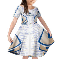 Personalized France Football 2024 Family Matching Summer Maxi Dress and Hawaiian Shirt Trophy Wing Style - Wonder Print Shop