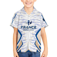 Personalized France Football 2024 Family Matching Tank Maxi Dress and Hawaiian Shirt Trophy Wing Style - Wonder Print Shop
