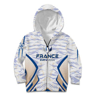 Personalized France Football 2024 Kid Hoodie Trophy Wing Style - Wonder Print Shop