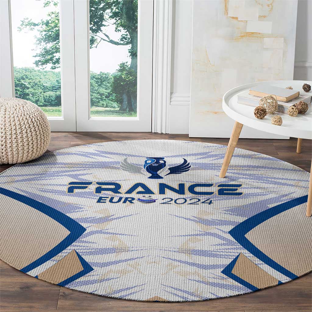 France Football 2024 Round Carpet Trophy Wing Style