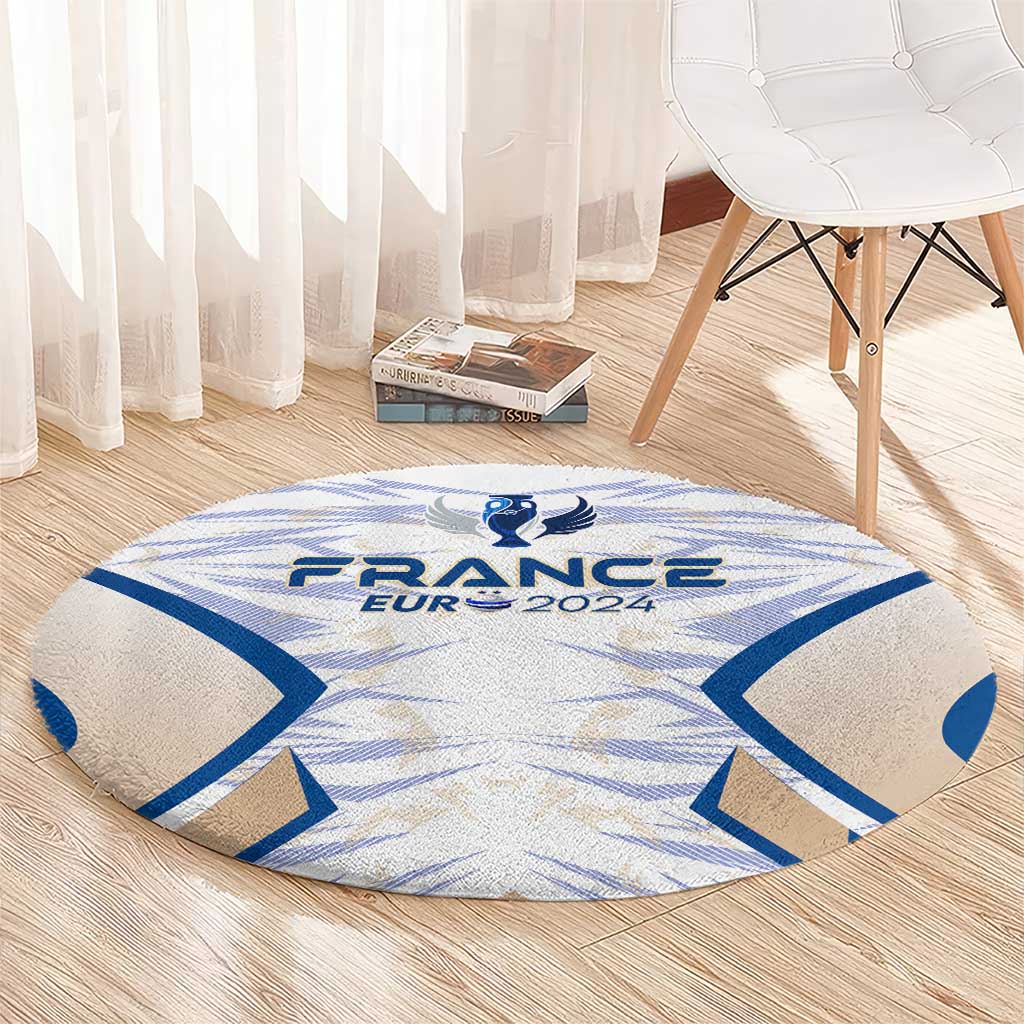 France Football 2024 Round Carpet Trophy Wing Style