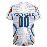Personalized France Football 2024 Rugby Jersey Trophy Wing Style - Wonder Print Shop